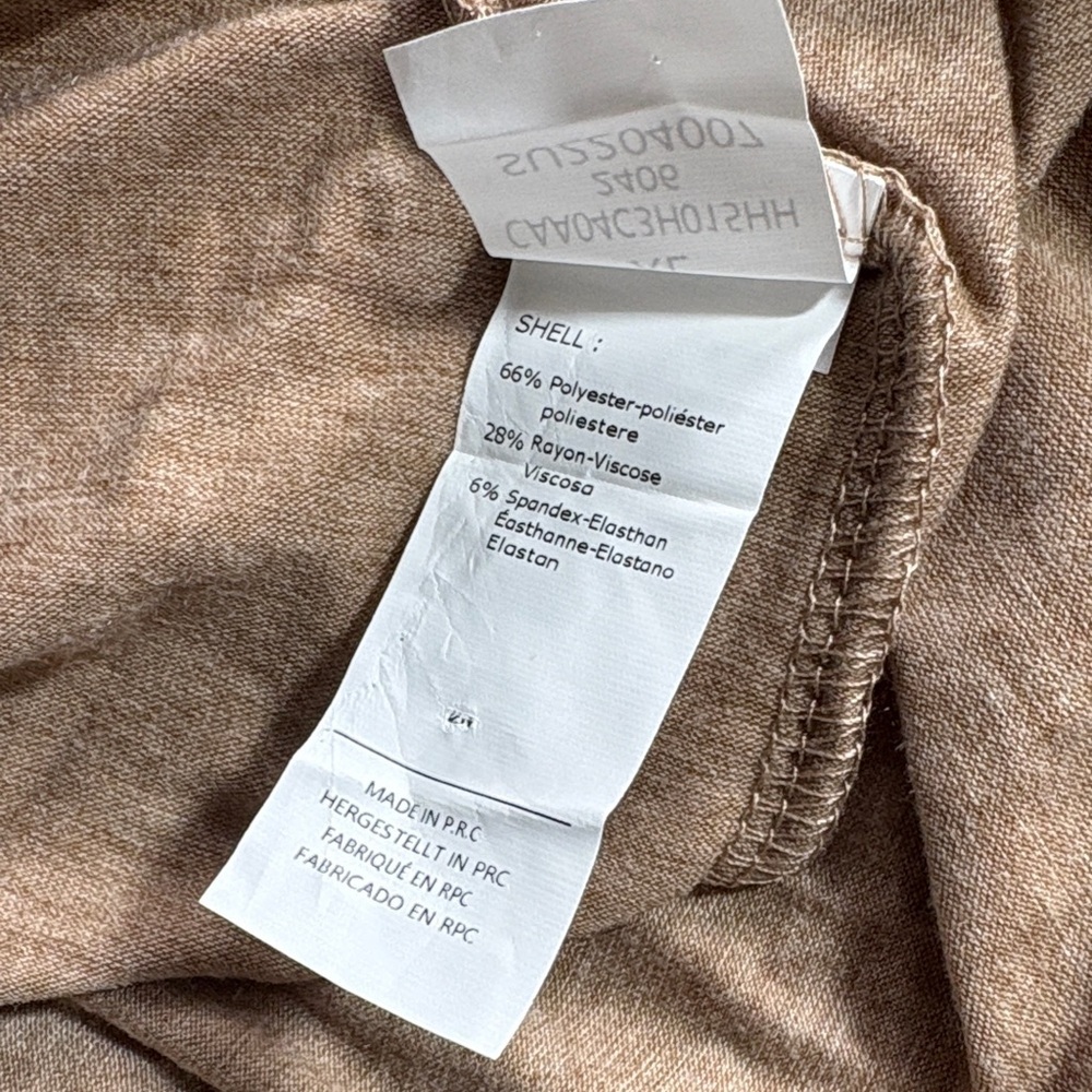 Cupshe Tan Long Sleeve Women's Top - Picture 7 of 8